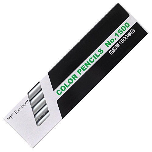 Tombow Buntstifte 1500 Einzelfarbe 1500-35 Silber 1 Dutzend
