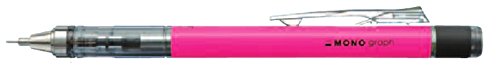 Lápis mecânico MONO Graph 0,5 mm cor neon (rosa neon)