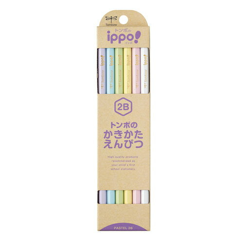 トンボ　かきかた鉛筆ナチュラルKB-KNPT01-2B 4901991022643