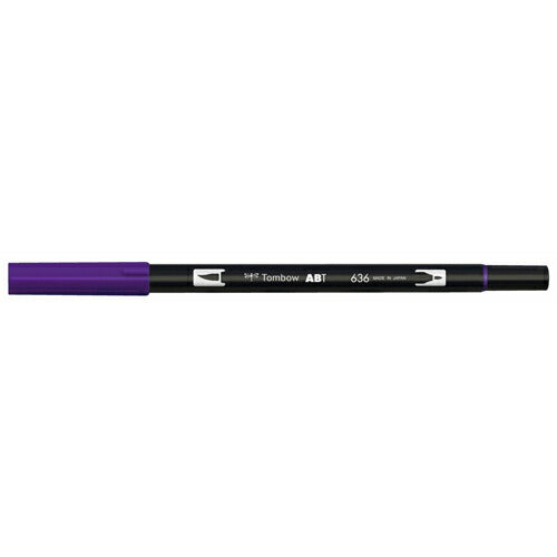 トンボ鉛筆 デュアルブラッシュペン ABT 水性マーカー AB-T636 トンボ鉛筆 4901991901818
