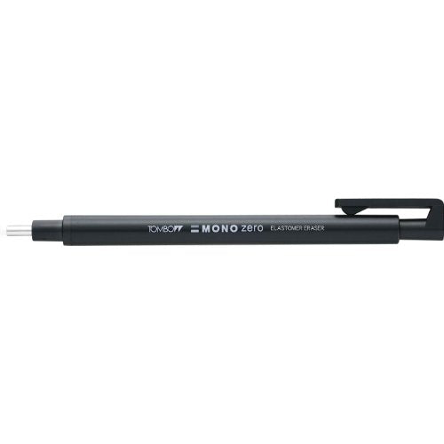Tombow Pencil Holder Type Eraser Mono Zero Round EH-KUR11 Black