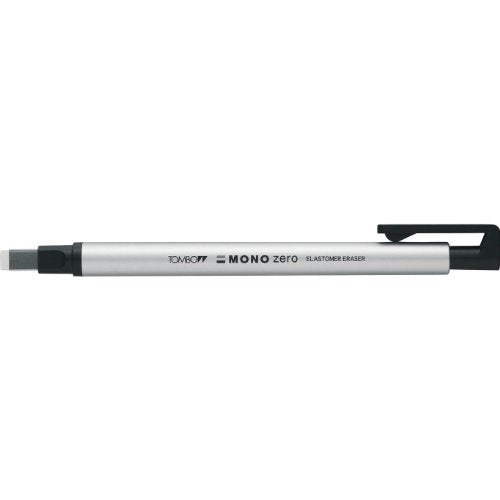 Tombow Pencil Holder Eraser Mono Zero Square EH-KUS04 Silver
