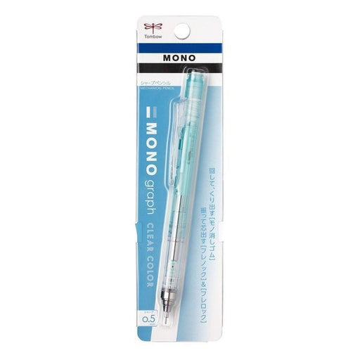 Tombow Pencil TOMBOW DPA-138D [Mechanical Pencil MONO graph Clear Color 0.5mm Pack Clear Mint] 4901991062908