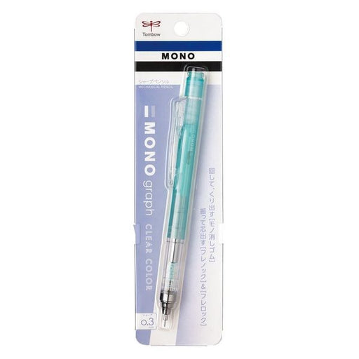Tombow Pencil TOMBOW DPA-139D [Mechanical Pencil MONO graph Clear Color 0.3mm Pack Clear Mint] 4902805113090