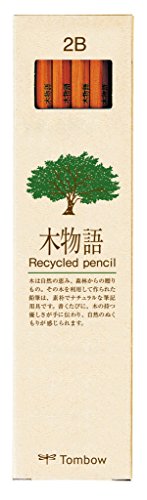 Tombow Pencil Wood Story 2B LA-KEA2B 1 douzaine