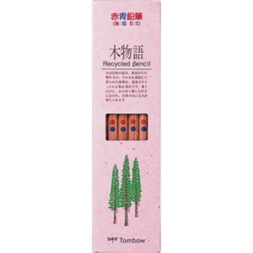 Tombow Pencil Roter und blauer Bleistift Tree Story CV-REAVP Vermilion 1 Dutzend