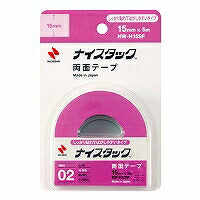Ruban adhésif double face Nichiban Nicetack, type fermement fixé et facile à retirer, 15 mm NW-H15SF Nichiban 4987167041717