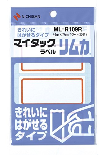 Nichiban MiTac Label Limca 10 vellen (30 stuks) ML-R109R Nichiban 4987167012601
