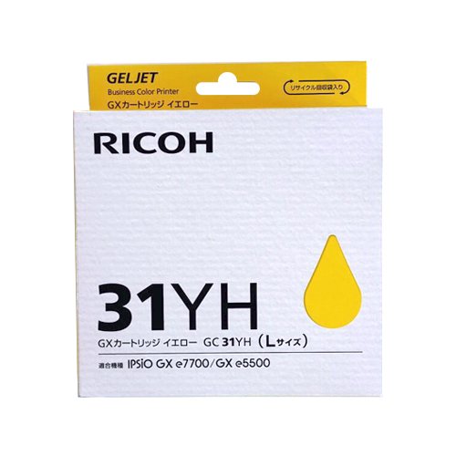RICOH Tintenpatrone GC31YH 1 Farbe Ricoh 4961311851148