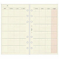 Japan Management Association System Carnet de notes au format Bible, recharge mensuelle gratuite pour journal intime, index de reliure 305 Japan Management Association Management Center 4900855110526