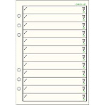 Da Vinci Nøgleord A5 Refill Tjekliste Reimei Fujii 4902562246321