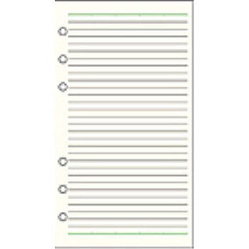 Da Vinci Bibel-Nachfüller, horizontales liniertes Notizbuch, 5 mm, Reimei Fujii 4902562245706