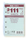 Raymay Fujii 111 Series Value Refill Lommestørrelse Horisontal Ruled Notebook Ruled lar7000 a/p/l Raymay Fujii 4902562433448