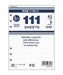 Graph-ruled notebook 111SHEETS A5 White DAR4010W (111 sheets) Reimei Fujii 4902562433578
