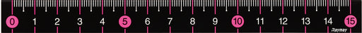 Righello colorato Reimei Slim AJR201P Reimei Fujii 4902562449449