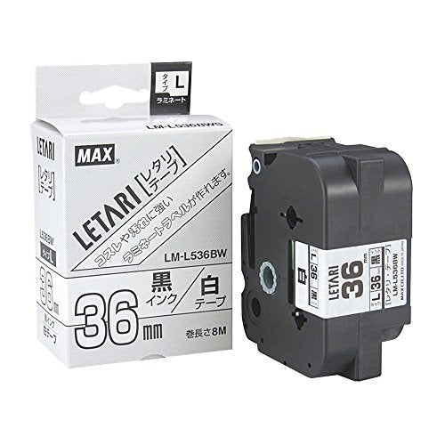 MAX Bepop Mini Tape LM-L536BW 36mm Max 4902870668617