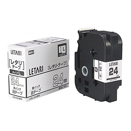 MAX Laminating Tape for Bepop Mini LM-L524BW 24mm Max 4902870053178