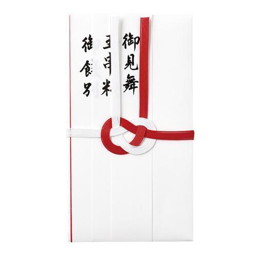 Sigillo di denaro di congratulazioni in cotone Maruai rosso e bianco 7 pezzi Noshi Ki-CH14 Maruai 4902850410656
