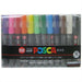 uni Extra Fine Posca 12 Farbset Mitsubishi Pencil 4902778654088