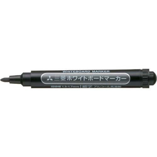 Mitsubishi Pencil Whiteboard-Marker Schwarz Mitsubishi Pencil 4902778281208