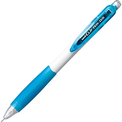 uni Mechanical Pencil Clifter 0.5 White Light Blue Mitsubishi Pencil 4902778011058