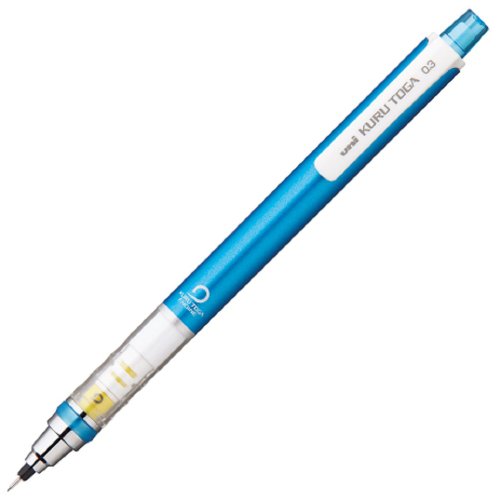 uni Portamine Kurtoga 0.3 Blu con supporto M34501P.33 (1 pezzo) Mitsubishi Matita 4902778028230