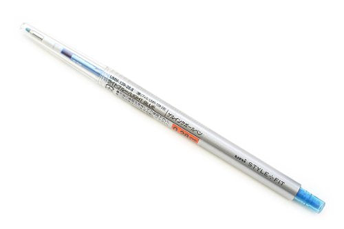 uni gel ink kuglepen stil pasform 0,28 lyseblå Mitsubishi blyant 4902778092415