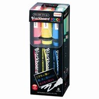 Crayon Mitsubishi tableau noir Posca pointe moyenne noyau rond 8 ensemble de couleurs PCE2005M8C crayon Mitsubishi 4902778136195