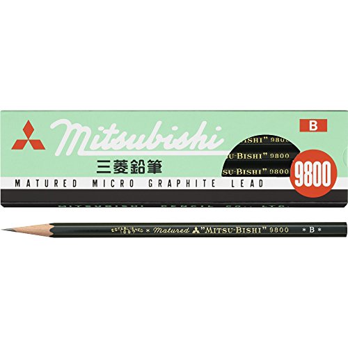 Mitsubishi Pencil 9800 B (12 Stück) Mitsubishi Pencil 4902778002636