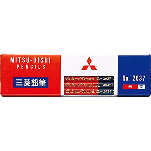 Colored pencil k2637 Vermilion 7:3 Mitsubishi Pencil 4902778973301