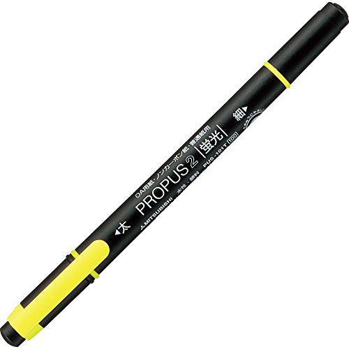 uni Propass 2 Highlighter Gul Mitsubishi blyant 4902778184172