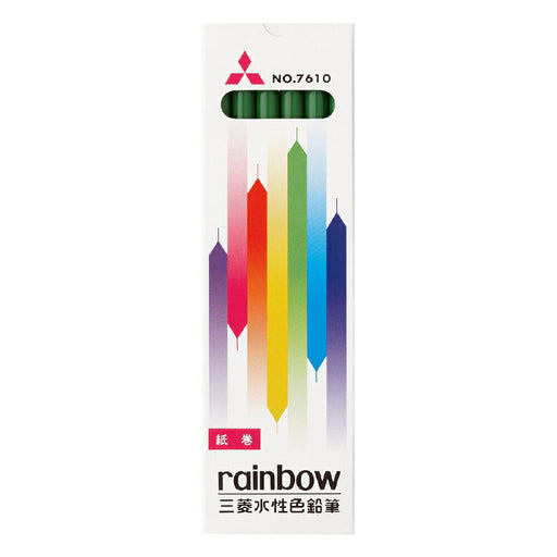 Mitsubishi Pencil Colored Pencil Aqueous Dermatograph 7610 6 Green Mitsubishi Pencil 4902778005712