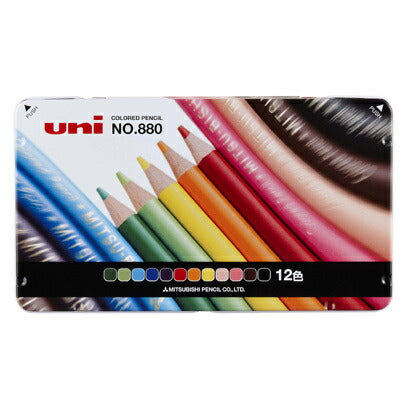 Mitsubishi Buntstift breit 880 12 Farben Mitsubishi Bleistift 4902778972489