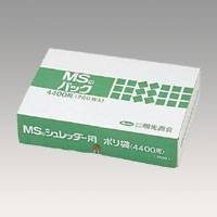 [13 650 yens x 1 set] Sac poubelle pour broyeur MS pack (M) Transparent M