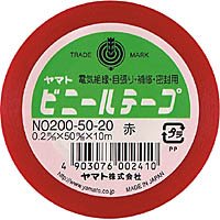 Yamato Vinylband Rot 50 mm 10 m Yamato 4903076002410