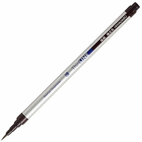 Akashiya Brush Pen, Extra Fin Brush, Aya, ThinLINE, Cypress Læderfarve, TL300-05 Akashiya 4963095903853