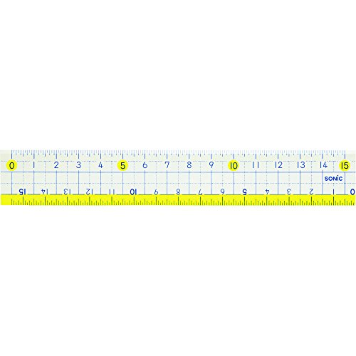 Sonic Fun Learning Righello dritto 15 cm SN-797 Sonic 4970116034854
