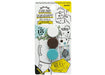 Aimant de couleur forte double face Sonic diamètre 18 mm couleur incluse MG-5746 Sonic 4970116042293