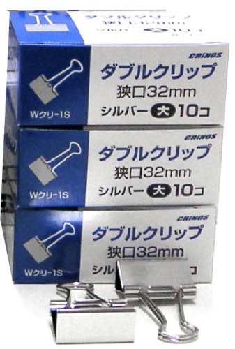 Japan Crinos Doppelclip Silber Groß W Cree 1s Japan Crinos 4997962201209