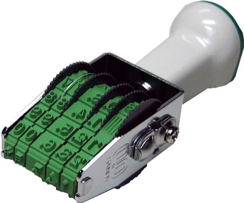 Sunbee Techno Touch roterende stempel, europæisk dato, gotisk 5 år, 2 år, 4 numre TK-GD4 Sunbee 4962422124602