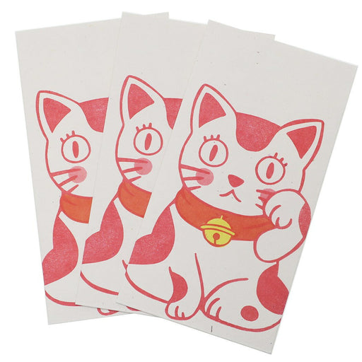 B03-AKE-24 lange envelop Pochibukuro Umeya Lucky Cat Bon Ball Active Corporation Active Corporation 4990012970247 (set van 6)
