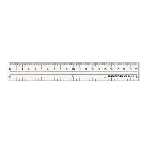 Staedtler Staedtler Righello rettilineo con scala su entrambi i lati 20 cm 96220-20 Staedtler Giappone 4955414962252