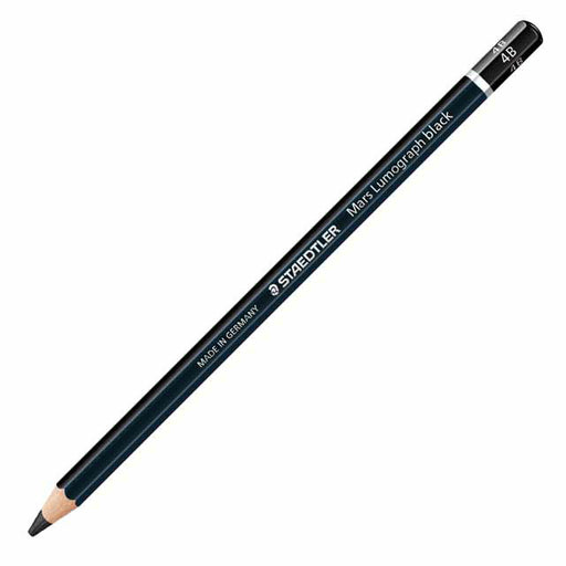 Staedtler Matita da disegno di lusso Mars Lumograph Nera 4B 100B-4B 4007817184929 (Set di 12)