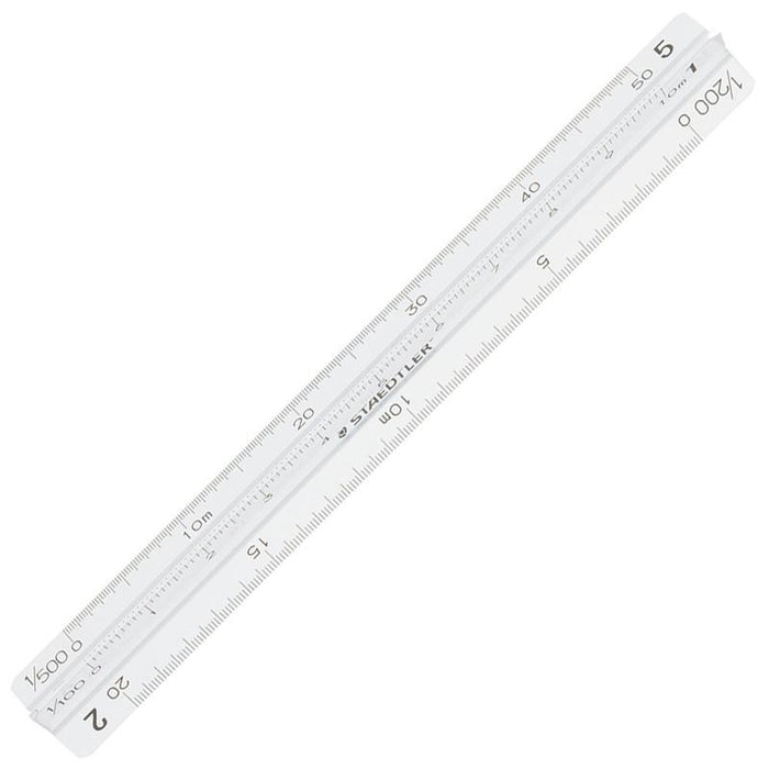 Staedtler Escala triangular de bolso de alumínio de alta precisão Stedtler Japão 4955414987545