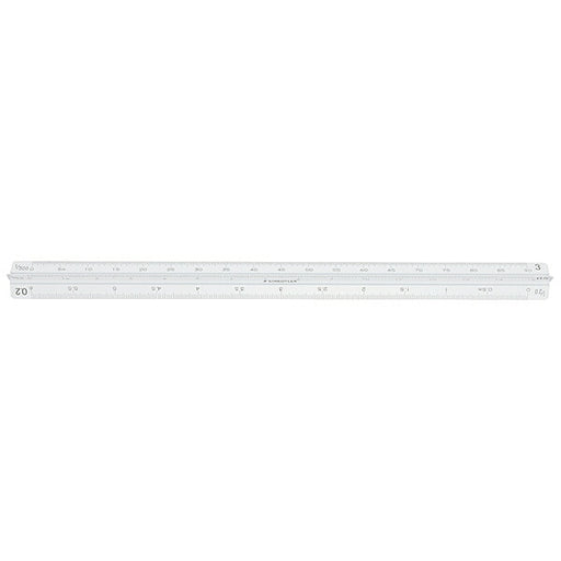 98730-13 Staedtler Ketepatan Tinggi Semua Skala Segi Tiga Aluminium Arkitek T Stedtler Jepun 4955414987606