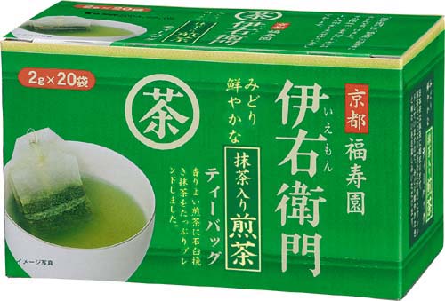 Uncang Teh Iyemon Matcha Sencha (2g*20 beg) Uji Ro Seicha 4901046661018