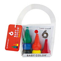 Assortiment de base de couleurs pour bébé 6 couleurs (6 couleurs incluses) Aozora BABY-02 4977453201017 (Ensemble de 6)