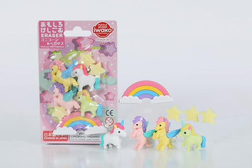 Iwako Blister Poppy Rubber Einhorn Topegasa ER-BRI067