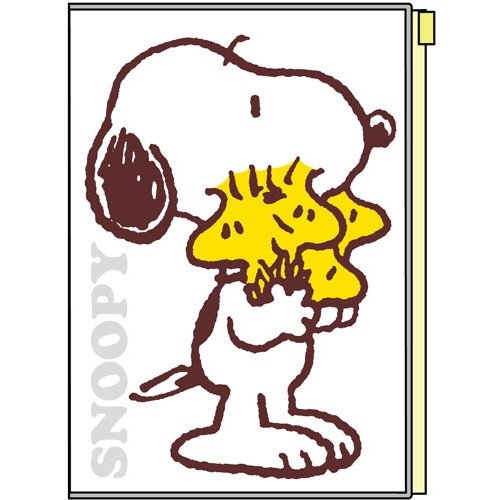 Agenda de puericultura Snoopy A5 blanco Artículos para bebé Sunstar Papelería 4901770486024