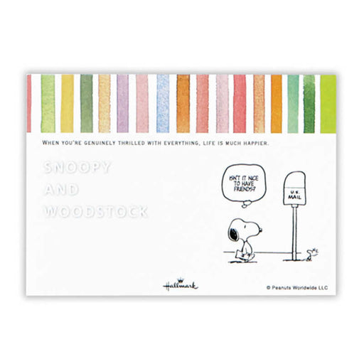 Japan Hallmark One Word SN Rainbow Stripe 818593 4961099818593 (6 set)